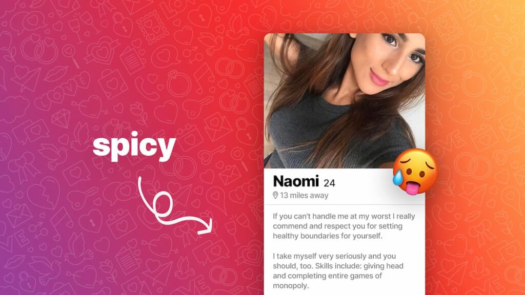 Hilarious Tinder bio